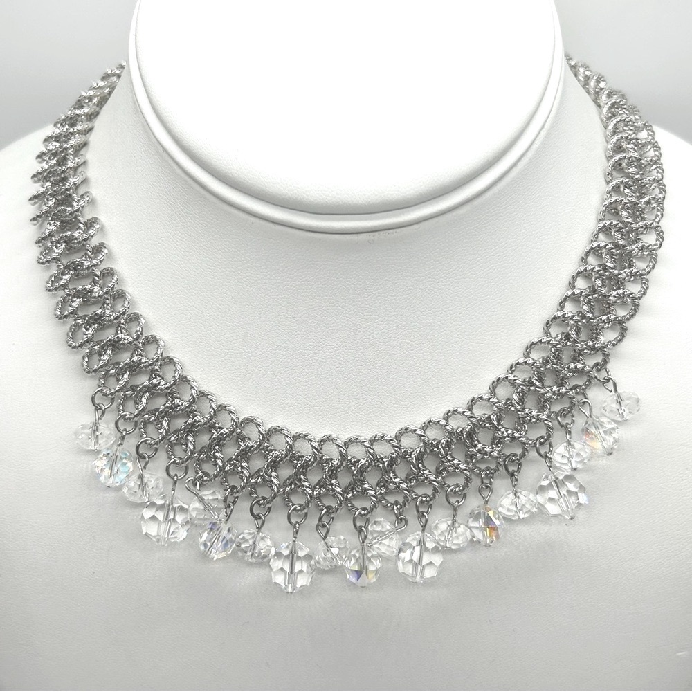 Swarovski Crystal Chainmaille Necklace